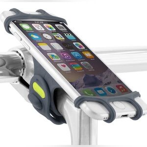 NIB Bone Bike Tie Pro 1 Silicone Bike Phone Mount (Slate Blue)